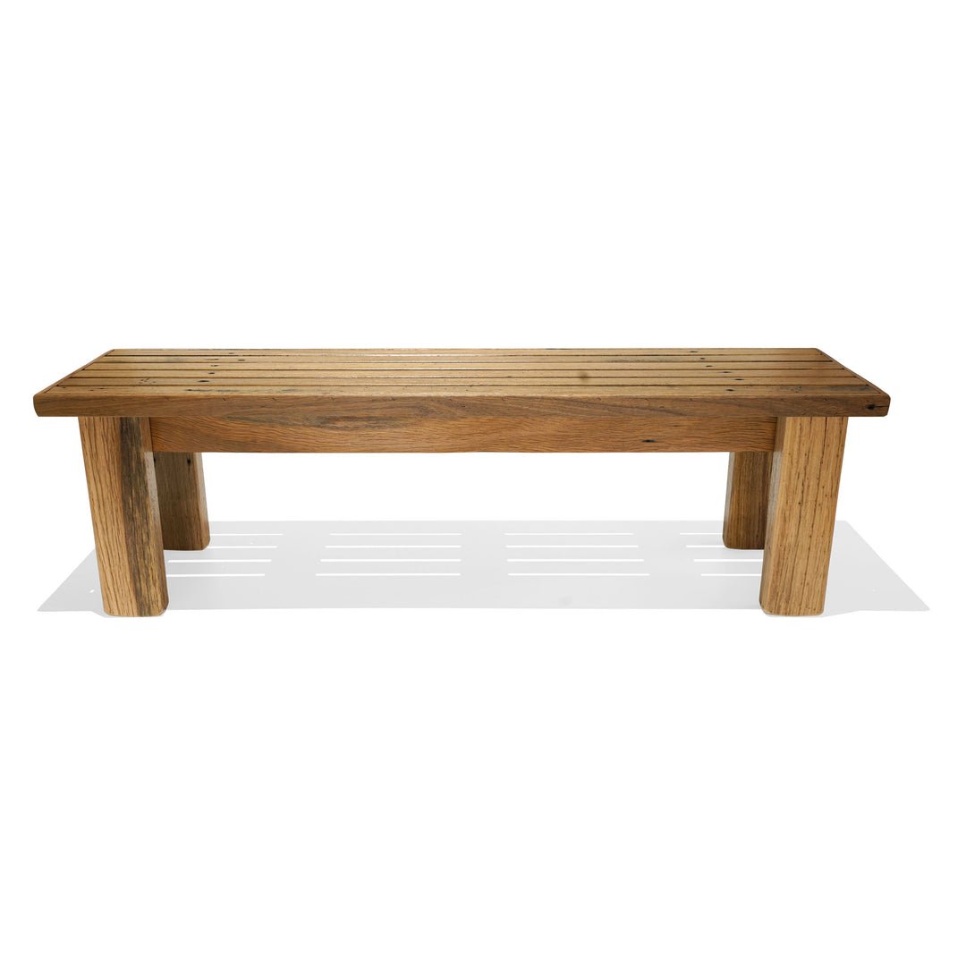 Recycled Hardwood Bench - Blonde