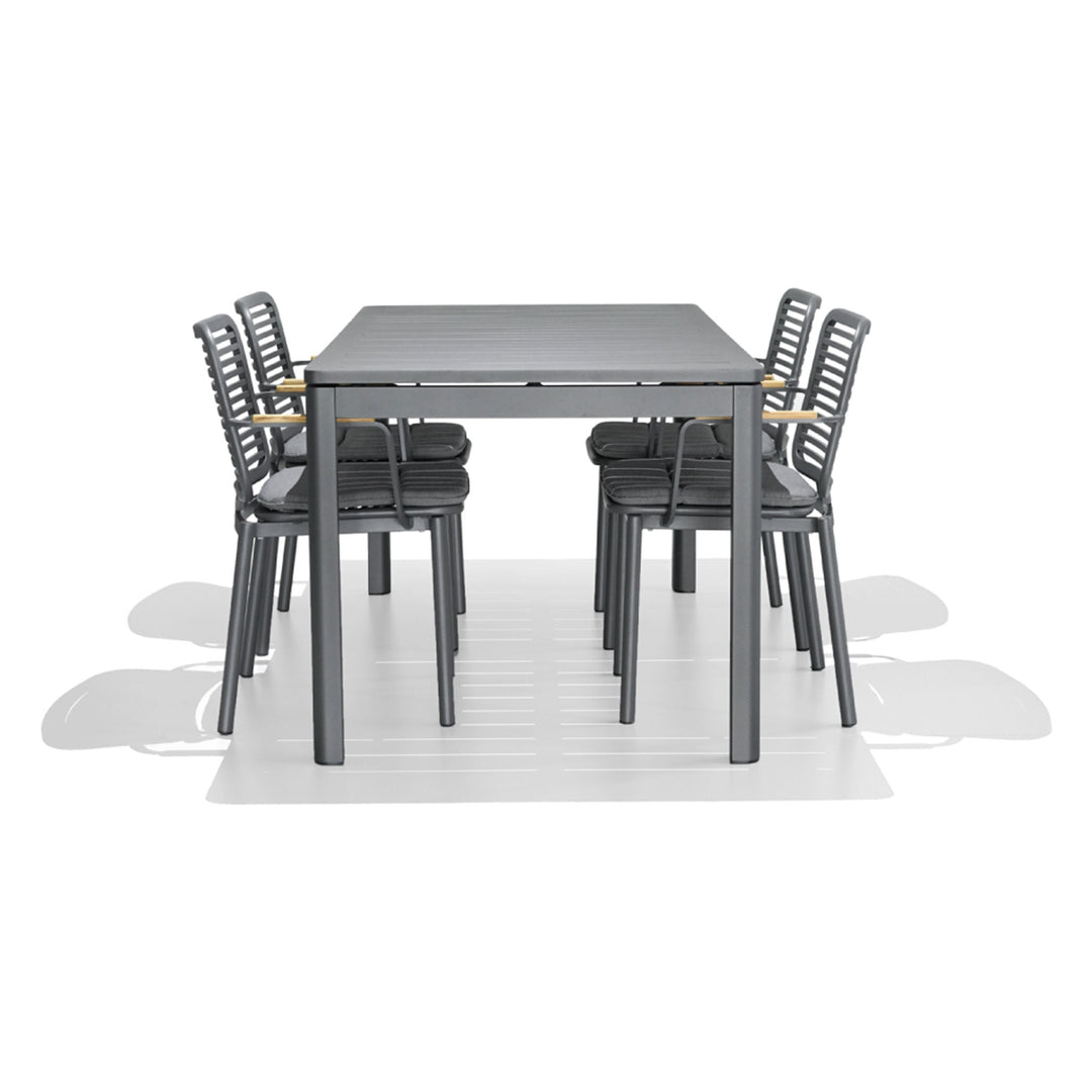 Pippa Dining Table - Aluminium