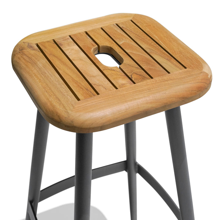 Avoca Teak Bar Stool