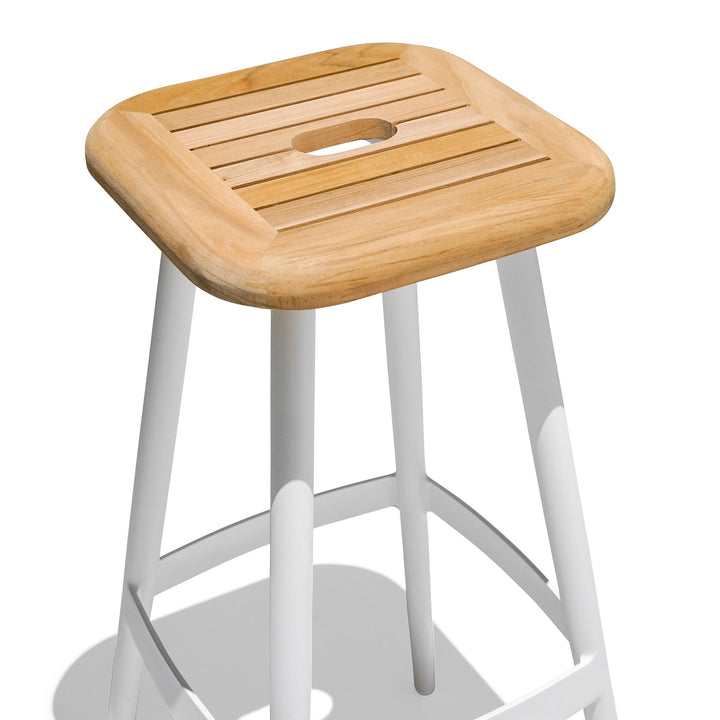 Avoca Teak Bar Stool