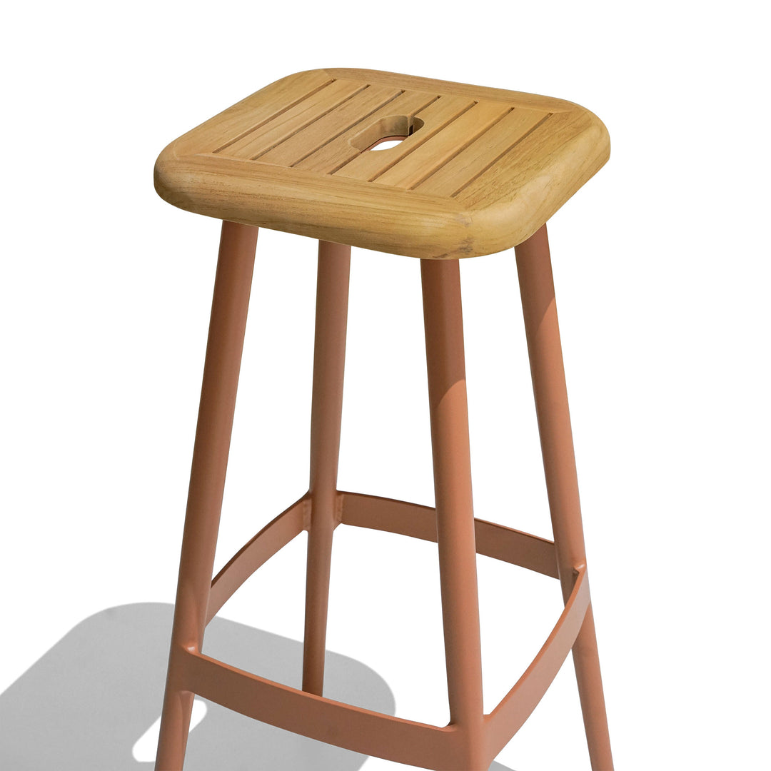 Avoca Teak Bar Stool