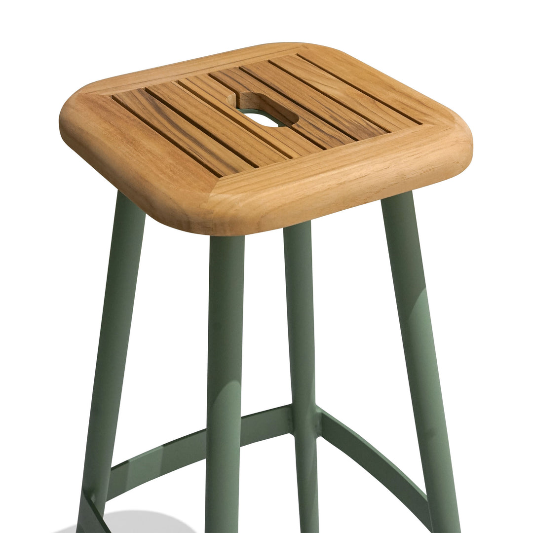 Avoca Teak Bar Stool