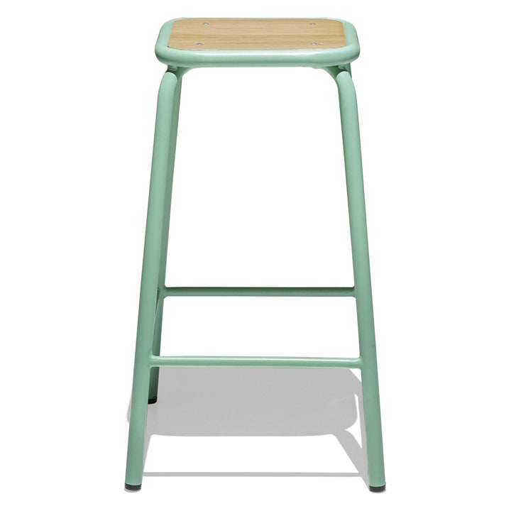 Bistro School Kitchen Stool - Oak