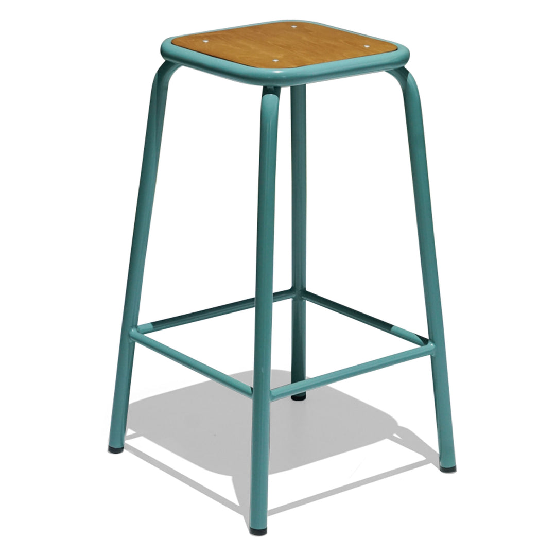 Bistro School Kitchen Stool - Maple