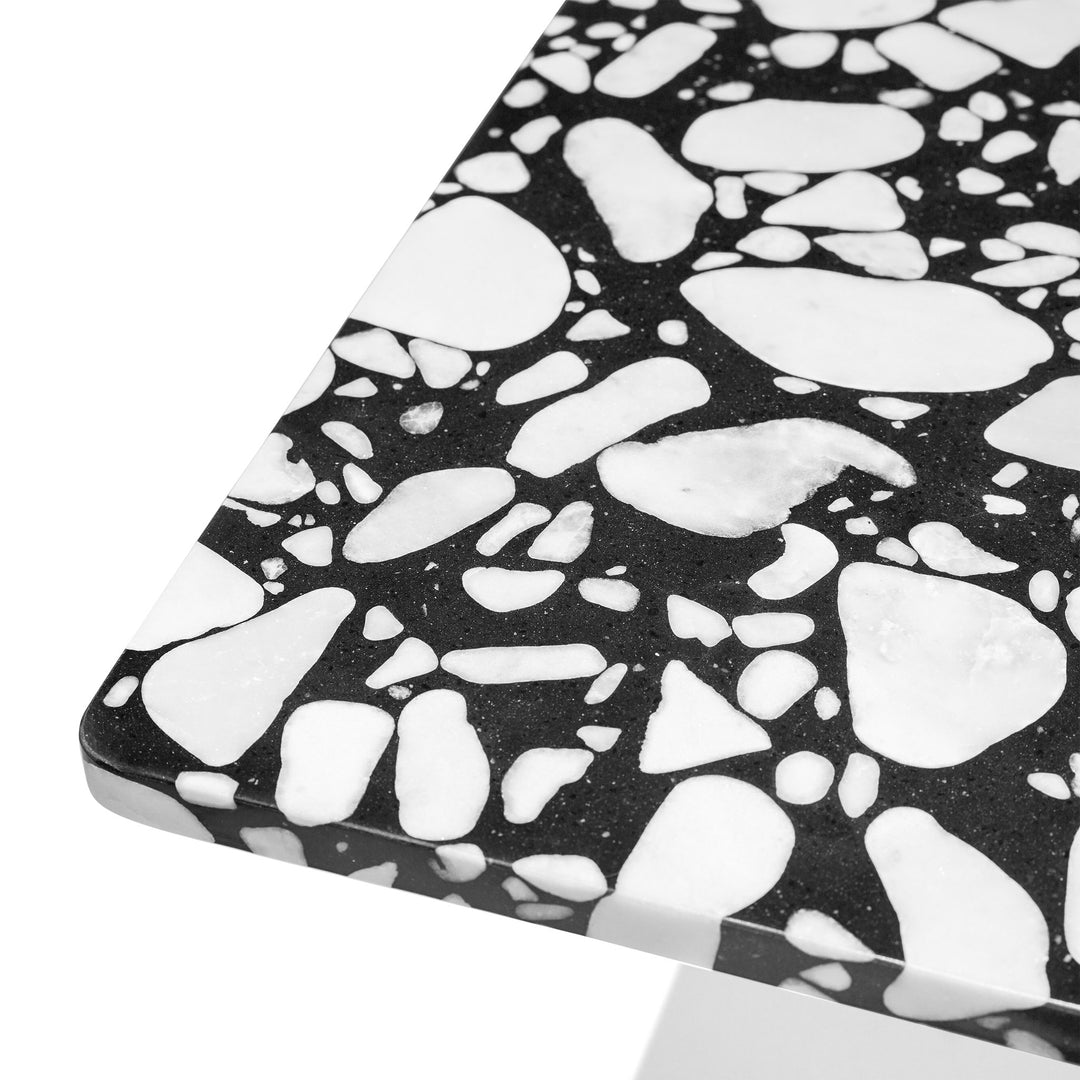 Black Terrazzo Table Top