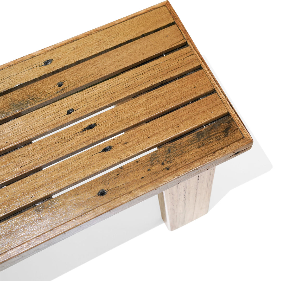 Recycled Hardwood Bench - Blonde