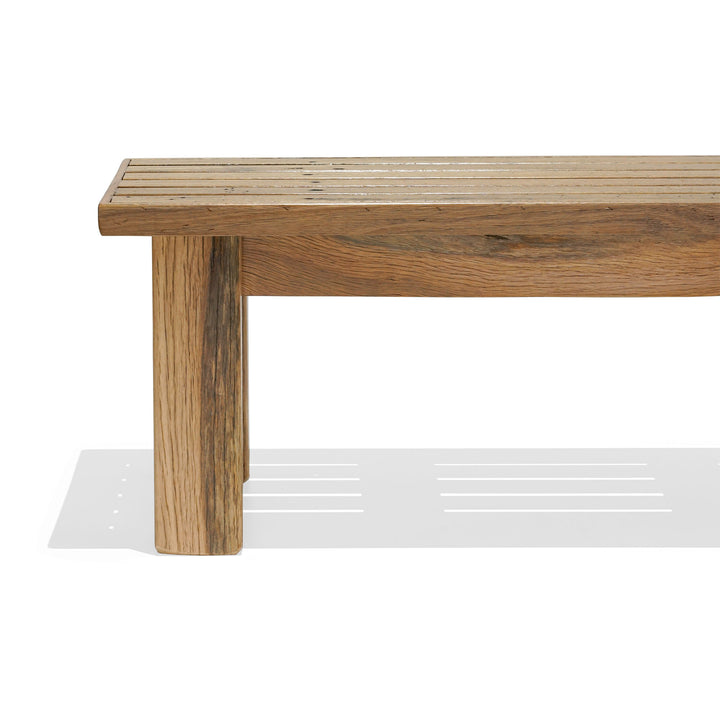 Recycled Hardwood Bench - Blonde