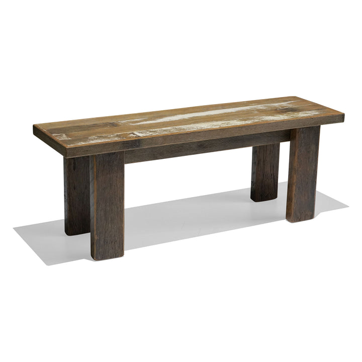 Recycled Hardwood Picnic Set - Indoor - Industrial Finish