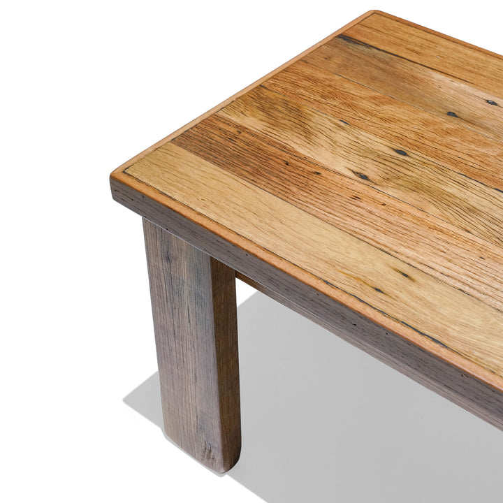 Recycled Hardwood Coffee Table - Blonde