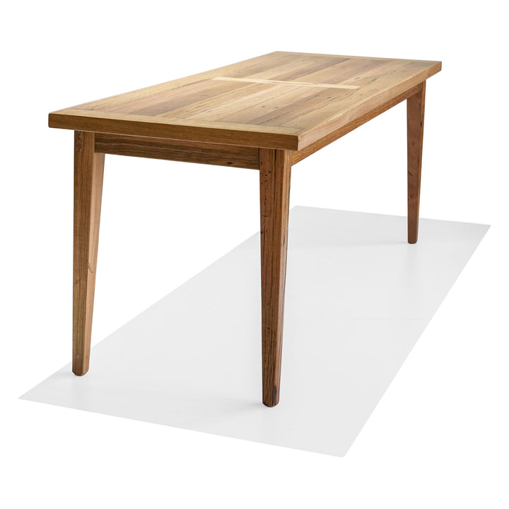 Recycled Hardwood Dining Table - Blonde Finish