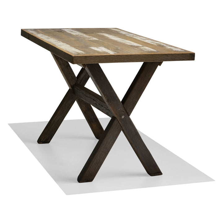 Recycled Hardwood Picnic Set - Indoor - Industrial Finish