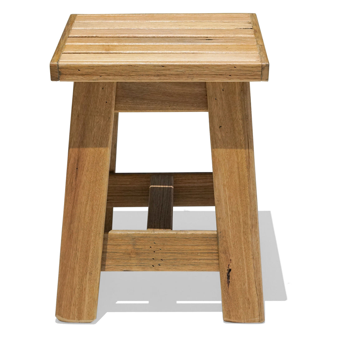 Recycled Hardwood Stool - Blonde