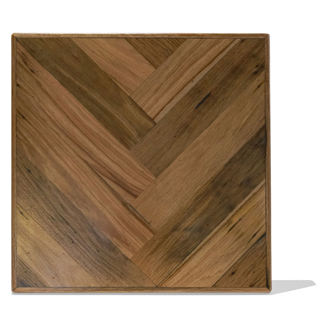 Recycled Hardwood Herringbone Table Top (Standard) - Blonde