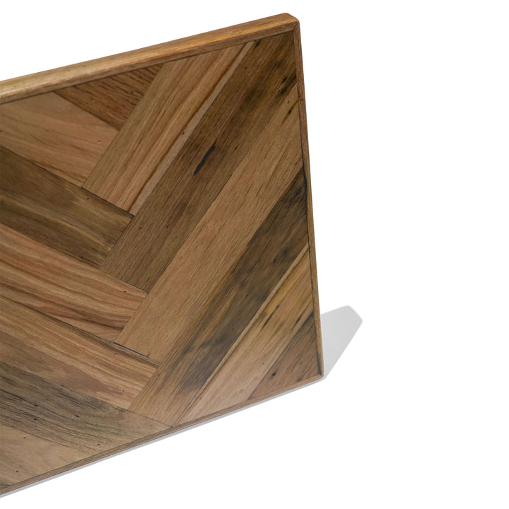 Recycled Hardwood Herringbone Table Top (Standard) - Blonde