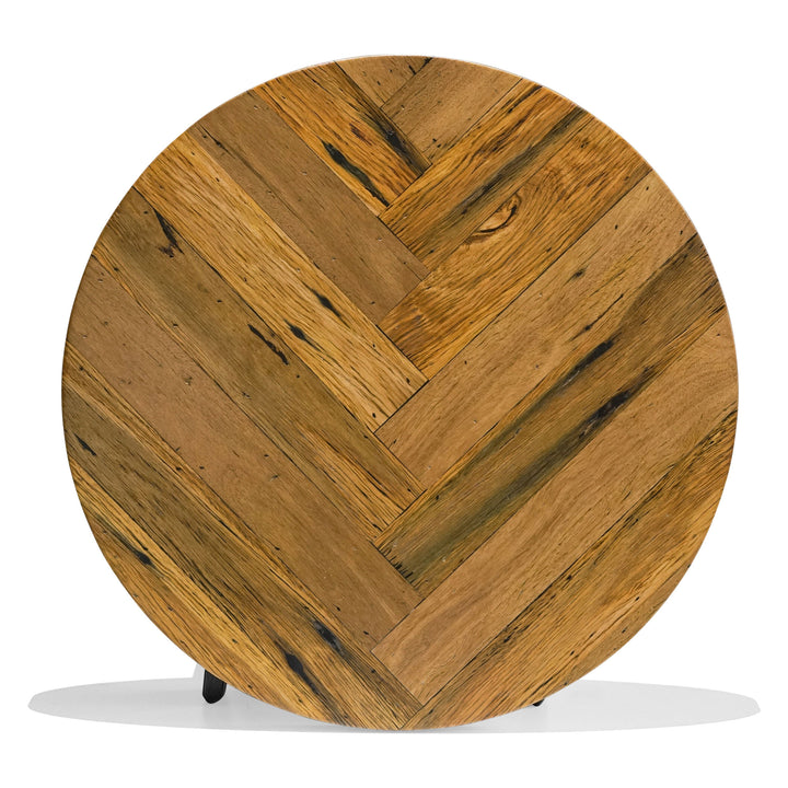 Recycled Hardwood Herringbone Table Top (Standard) - Blonde