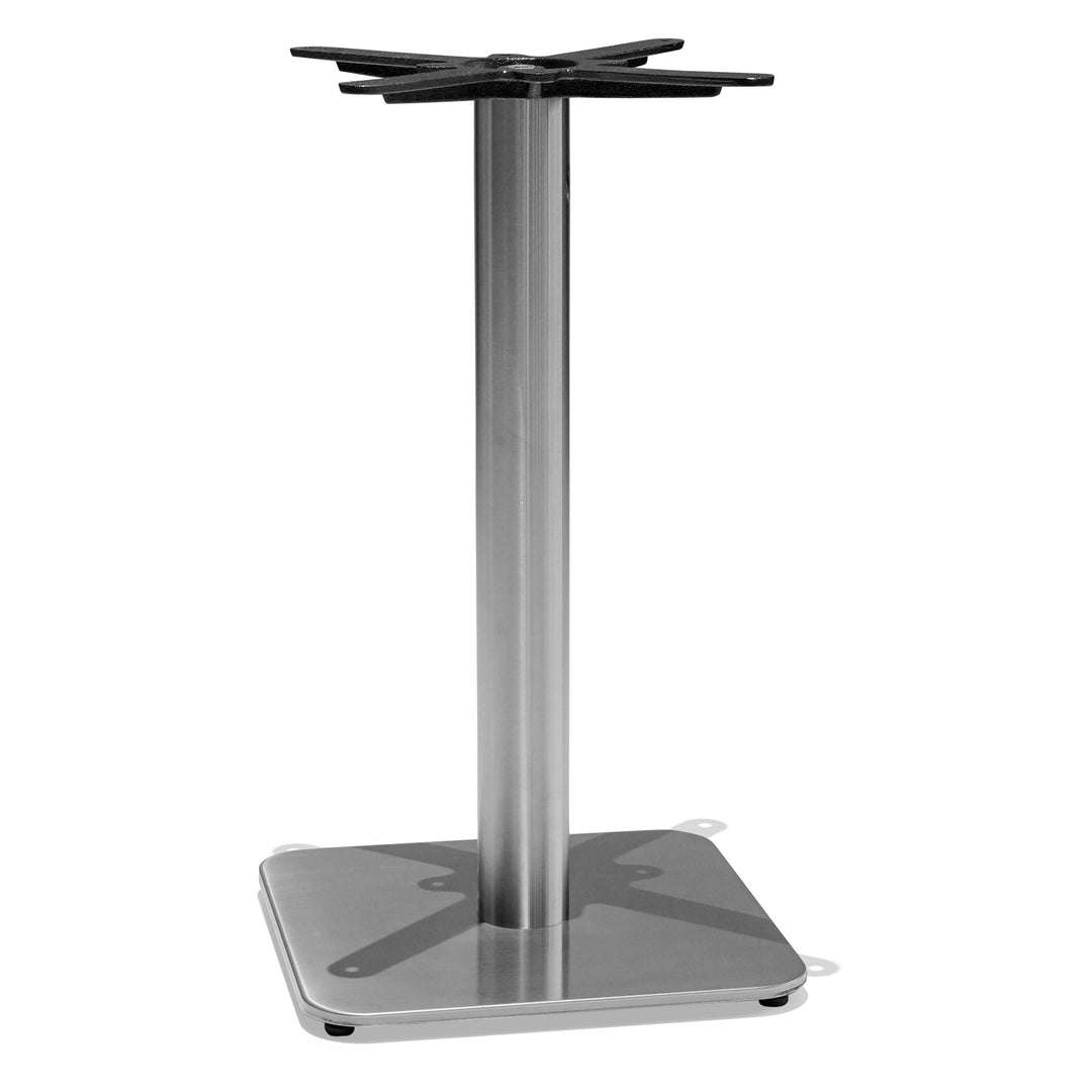 Noma Table Base - Brushed #304 Stainless Steel