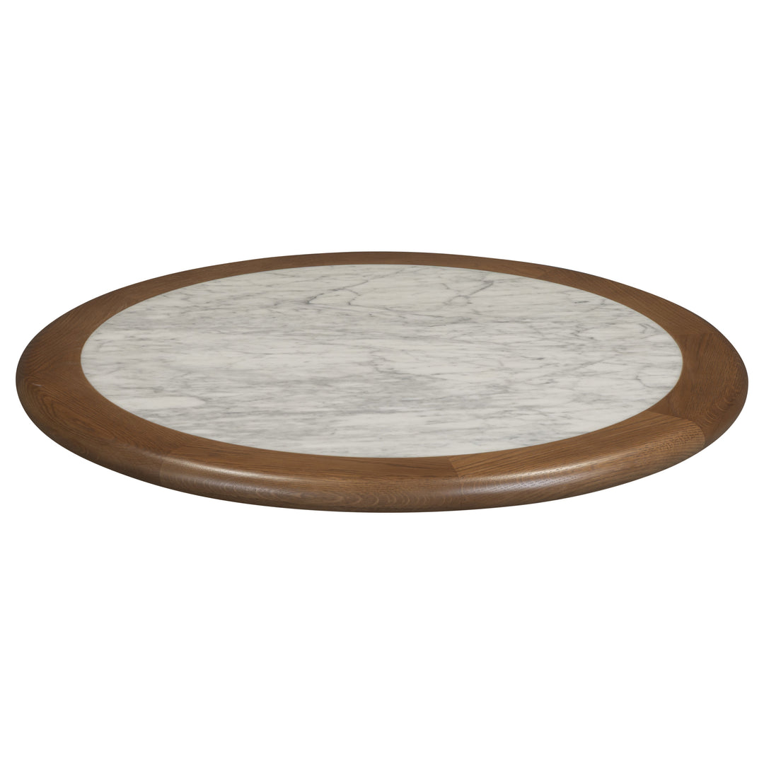 Monaco Table Top - Carrara Marble / Mocha Oak