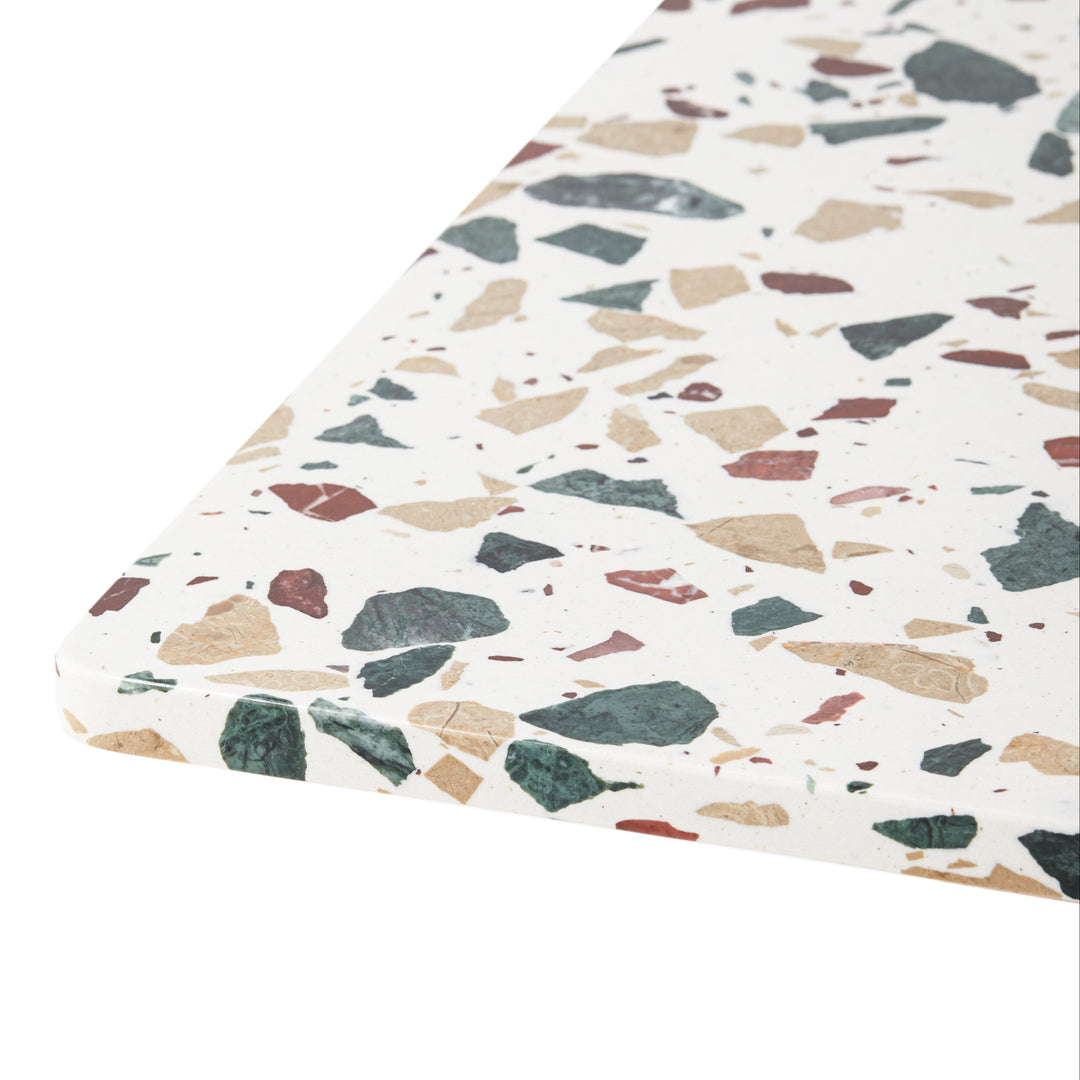 White Terrazzo Table Top