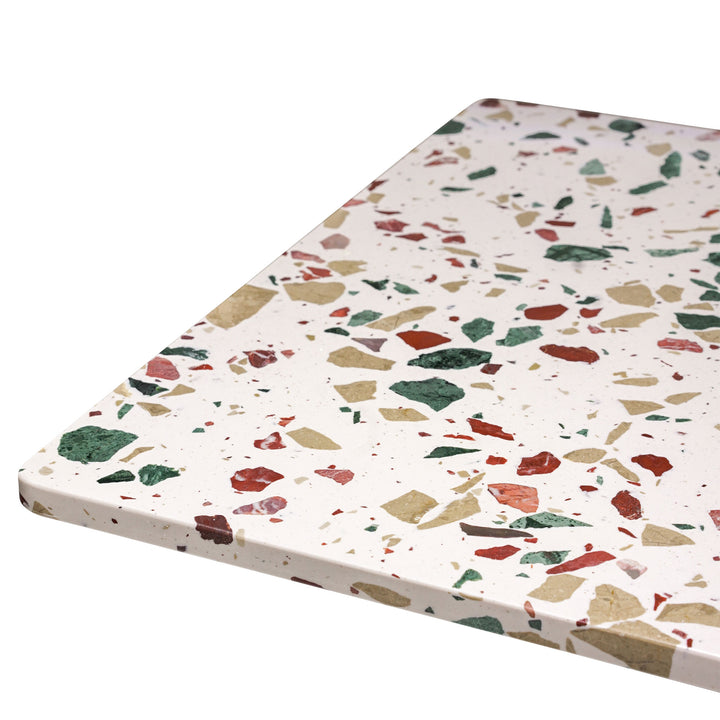 White Terrazzo Table Top